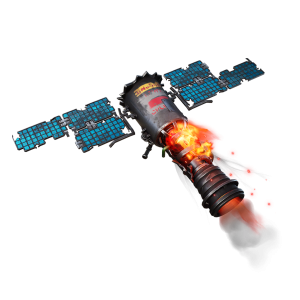 Crashing Satellite
