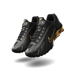 Nike Shox R4 'Black/Gold'