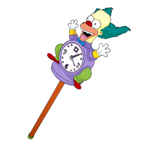 Krusty Alarm Clock